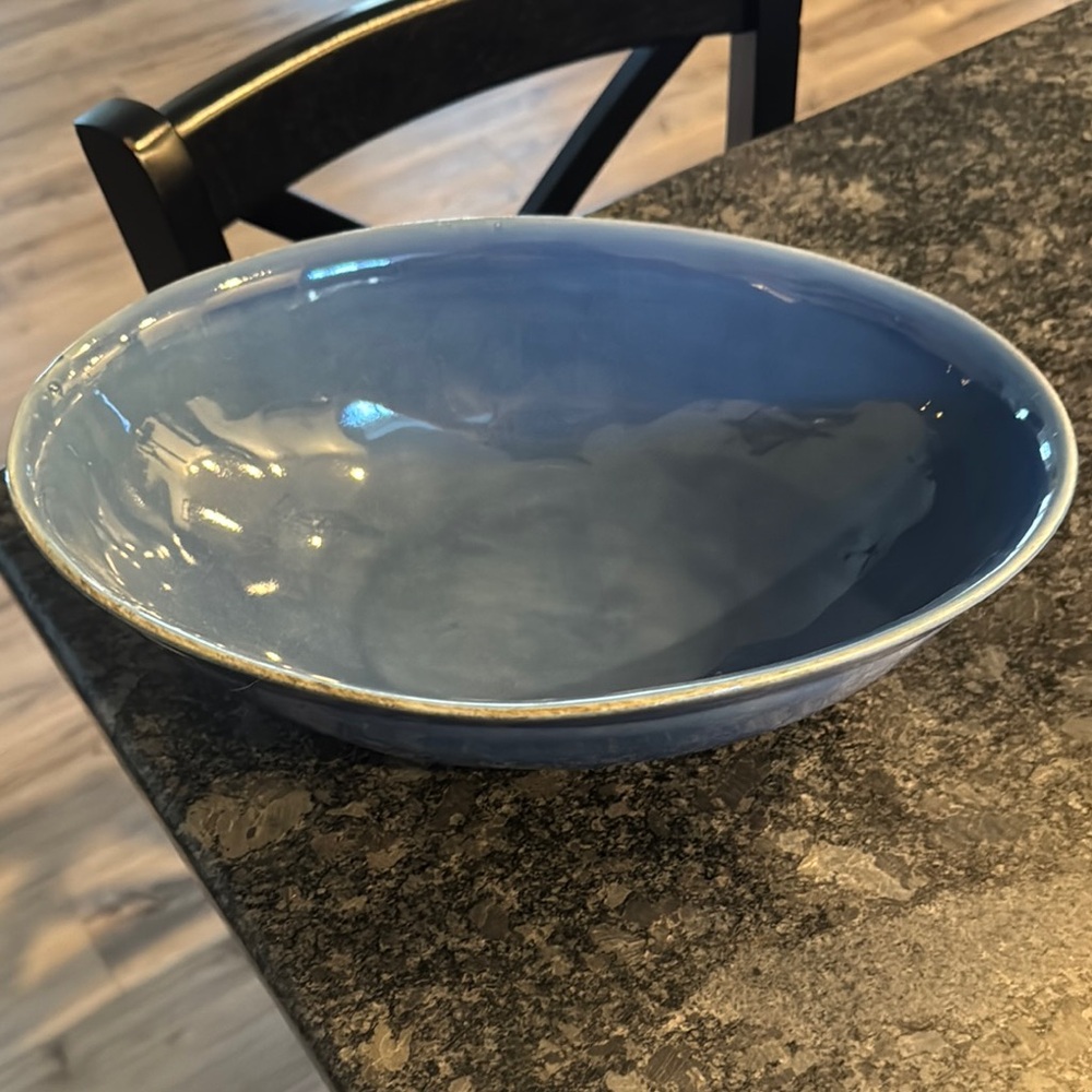 Elegant Blue Ceramic Bowl